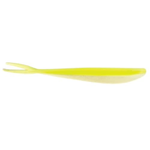 Kalin's Jerk Minnow - color: White/Chartreuse, size: 3"