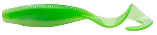 Z-MAN Z Man Sstkcrl Pk 5 Curly Tailz Scented - color: Lime pearl, size: 4 Inch (Pack of 5)