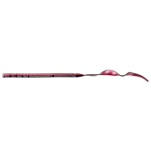 Strike King Zeus Worm Soft Bait - color: 39 - Red Shad