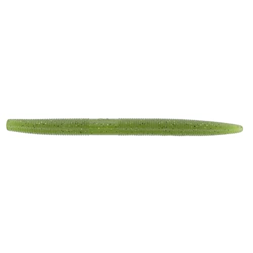 Yamamoto 7" Senko Soft Plastic Worm Easy to Use Fishing Stick Bait Lures for Deep & Offshore Fish - 5 Pack - color: BABY BASS
