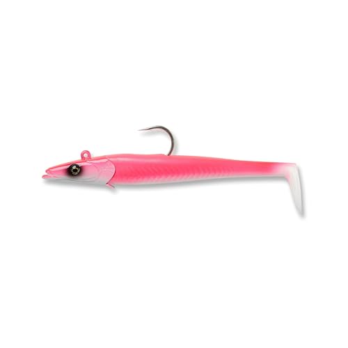 Savage Gear Sandeel - color: Pink/White, size: 7.5 in - 3 1/2 oz