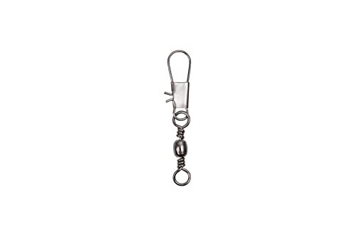 GREATFISHING 200PCS High Strength Heavy Stainless Steel Split Ring Lure Connector Swivels Snap with Fishing Pliers 30lb to 120lb Test - color: 200pc Barrel Swivel