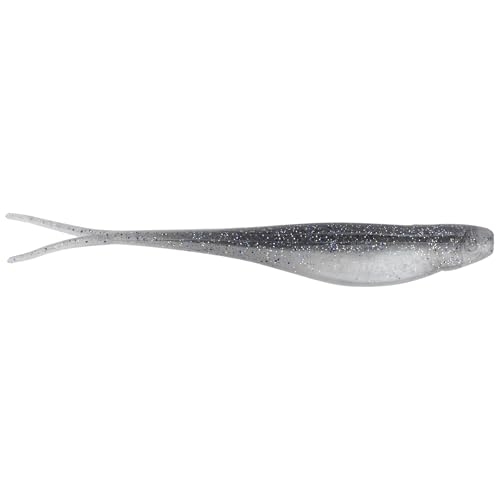 Strike King 3X Z Too Soft Jerkbait Fishing Lure, 5", Salt-Impregnated - color: Smokey Shad, size: 3"