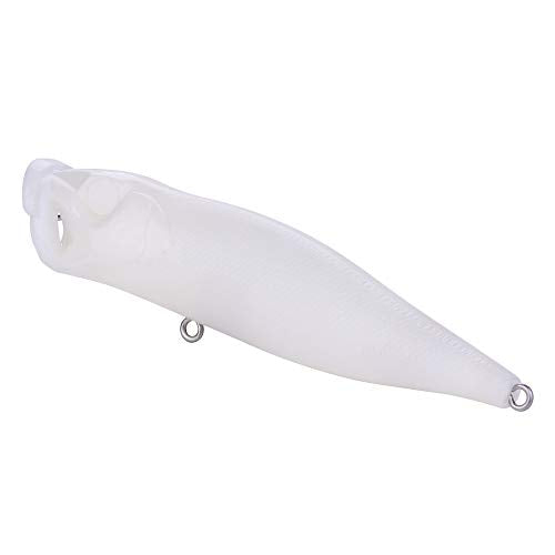 20pcs (3.54 in 0.42oz) DIY Fishing Lure No Painting Artificial Hard Bait Blank Hard Lures Unpainted Popper Topwater Fishing baits Angler Gift