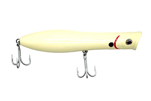 Tsunami Talkin Popper Floating Lure (Bone 212, TSTP6F 6")