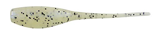 Bobby Garland Mo' Glo 2-Inch Baby Shad Glow-in-The-Dark Soft Plastic Fishing Lure, 18 per Pack - color: Monkey Milk Glo, size: 2"