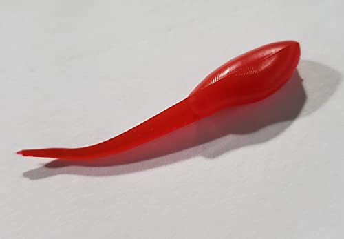 Small Fry 40 Pack (1.75 Inch) Crappie, Panfish, Bass and More - color: Red