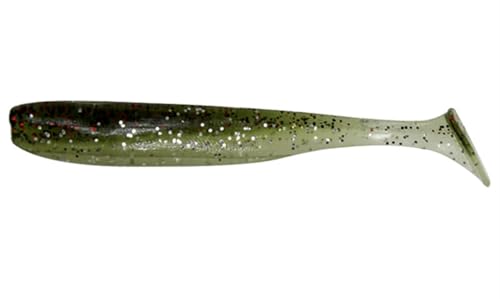 Toasis Fishing Soft Plastics Paddle Tail Swimbait Bass Trout Fishing Lures 2.8-inch Pack of 60 - color: Breen