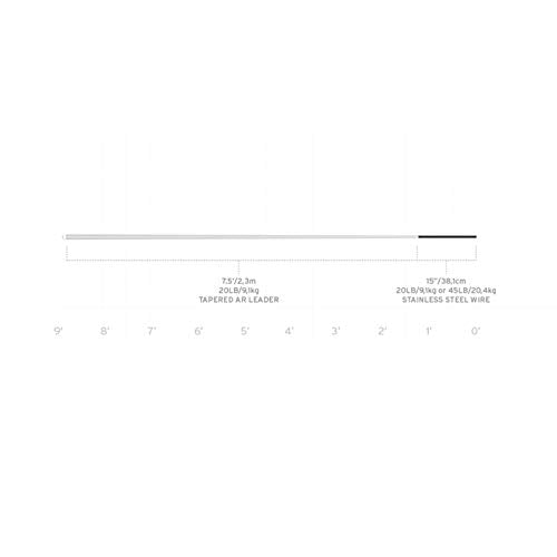Scientific Anglers Predator Leaders (2-Pack) - size: 7.5FT 45LB