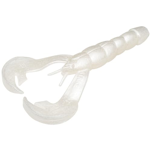 Strike King Rage Tail Craw - color: Pearl (Case Pack), size: 4 inch
