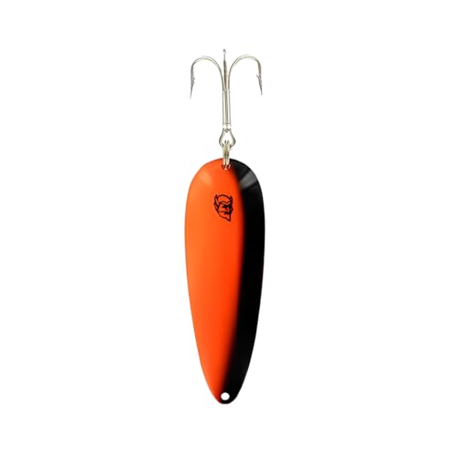 Dardevle Nickel Back Double Hook Skeeter 2/32 oz Fishing Spoons - color: 77-Jack-O-Lantern Nickel