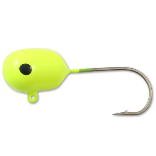 Northland Fishing Tackle High-Ball Floater Jig - color: Chartreuse, size: #2 Hook, 5/Cd