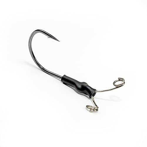 LUNKERHUNT - Frog Bait for Bass Fishing | Soft Hollow Body Weedless Frog for Bass Fishing and Trout | Weedless Realistic Bait Frog Lure, Freshwater with Sharp Hooks Lures and Double Propellers Feet - style: Pearl