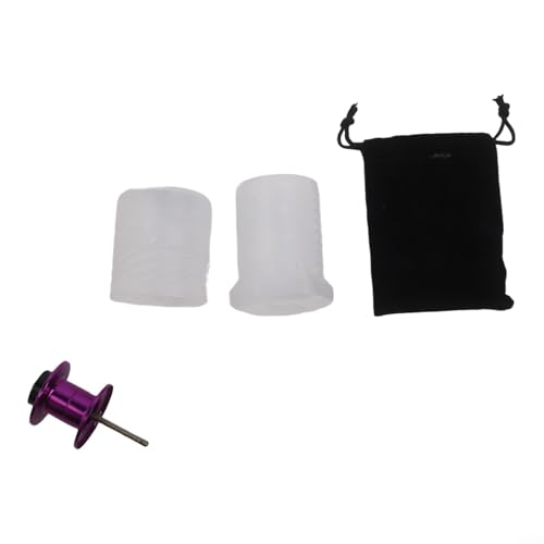FABULETTA Baitcasting Spool Replacement, Aluminum Alloy Remote Throw Spool, Compatible with Tatula SV TW 100 19 100 Casting Reel Parts - color: Purple