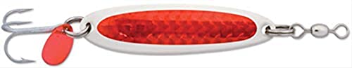 Luhr Jensen 5/8 Krocodile Treble Hook - color: Chrome/Red, size: 5/8