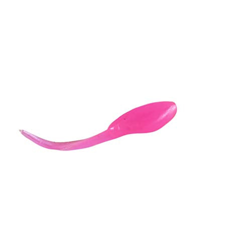 Small Fry 40 Pack (1.75 Inch) Crappie, Panfish, Bass and More - color: Pink
