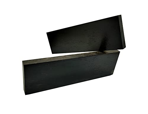 Doc of All Trades Gabon Ebony Knife Scales - color: Gabon Ebony