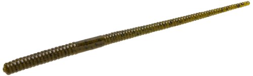 Zoom Magnum Shakey Head Worm-Pack of 15 - color: Green Pumpkin, size: 7-Inch