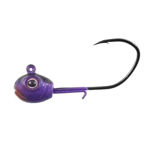 NORTHLAND TACKLE MVP JIG / 2" / 1 OZ - #4/0 HK / 2 Pack/PURPLEDESCENT