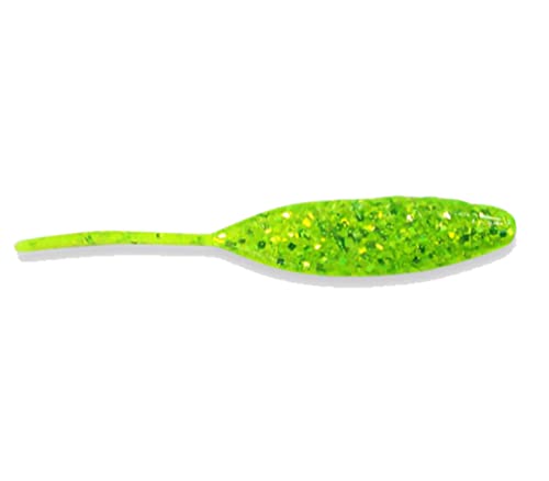 Crappie Kickers Soft Plastic Baits with Thin Vibrating Tail - color: Ole Faithful, size: 2 Inch