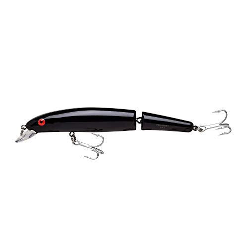 Bomber Lures Long A Slender Minnow Jerbait Fishing Lure - color: Black, style: Jointed Heavy Duty Long a Slender Minnow Jerbait Fishing Lure