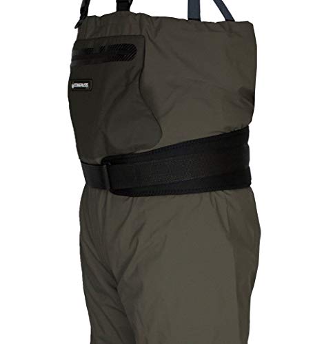Compass 360 Adult Adjustable Wader Support Belt Foam Back Support for Outdoor Fishing - size: Medium