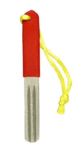 SE Dual Grit Diamond Fishing Hook and Knife Sharpening Stone - DF401FS