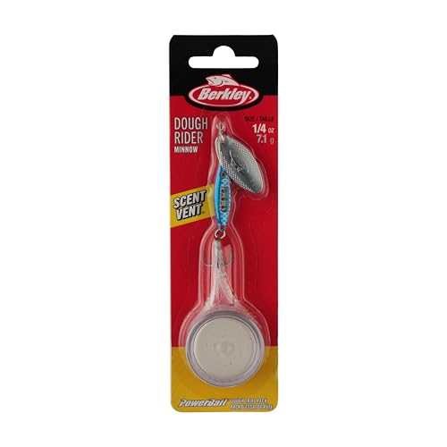Berkley Berkley Dough Rider Minnow - color: Metallic Blue, size: 1/4 oz - 7 Hook Size