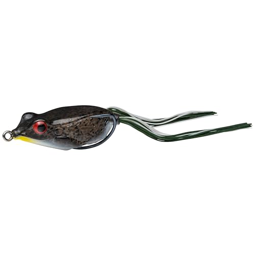 Strike King KVD Sexy Frog 5/8 oz Fishing Lure, Sealed Nose, Free Floating Rattle, Open Water or Heavy Cover - color: Green Pumpkin-Pearl Belly, size: 6 1/4 Inch