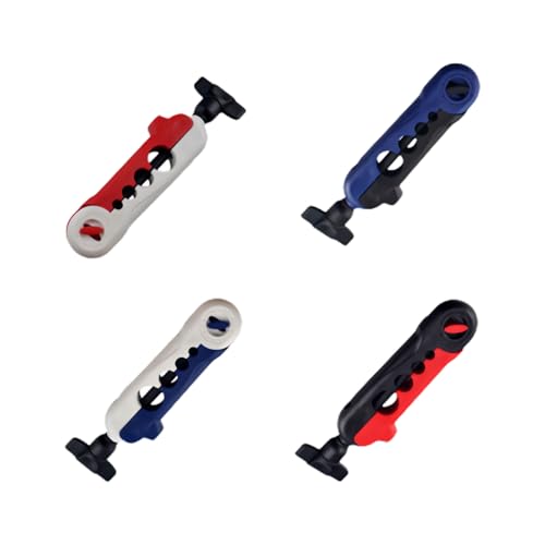 Light Weight Fishing Reel Winders Portable Reel Line Spoolers Machine Baitcasting Rotating Reel Spoolers - color: Blue and white