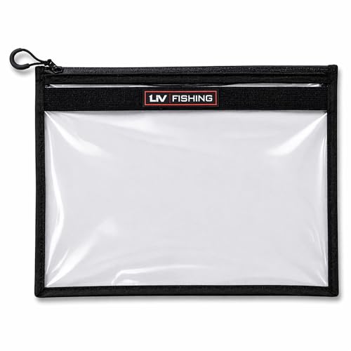 Fishing Tackle Storage Bags - Clear, 6 Pack | Zip Bags for Organizing Baits and Tackle. Extremely Durabality. Holds 30+ bags of baits. (10x12in, 6, Piece) - size: 10 x 12in