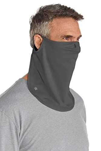 UV Face Shield - UPF 50+ Sun Protection - Crestone in Charcoal Heather