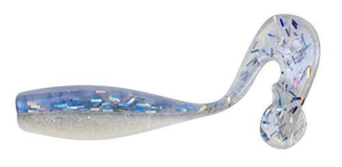 Bobby Garland Stroll'R Soft Plastic Crappie Fishing Lure, 2.5 Inches, Pack of 12 - color: Blue Ice