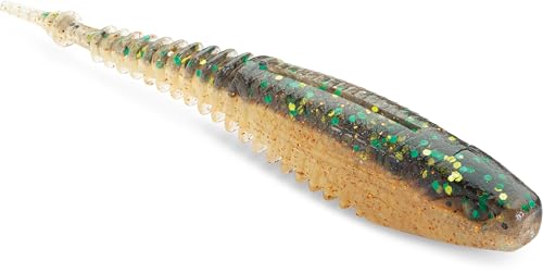 CrushCity Freeloader Soft Plastic Swimbait Minnow, Natural Swimming Action for Jig Heads & Multi-Species Bass Fishing - size: o/s