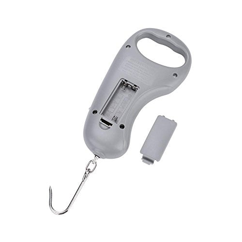 Fish Scale Digital Weight, LCD Display Portable Electric Fishing Hanging Scale 45kg with Tapeline Fishing
