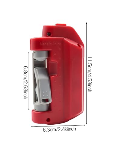 Electric Knot Assist - Fishing Knot Tying Tool, Electric Lure GT Knotter for Anglers, Quick Tying Device, Portable Fishing Line Knot Tying Tools (Red)