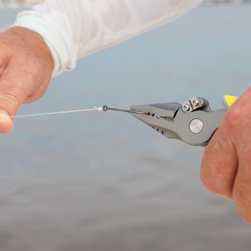 danco Carbon Steel 6.5" Fishing Pliers with Sheath, Line Cutter, Corrosion-Resistant, Saltwater & Freshwater Safe