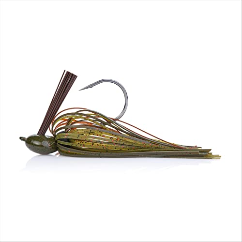 Berkley Finesse Fishing Jigs - color: BR Green Pumpkin, size: 3/8 oz - 4/0 Hook Size