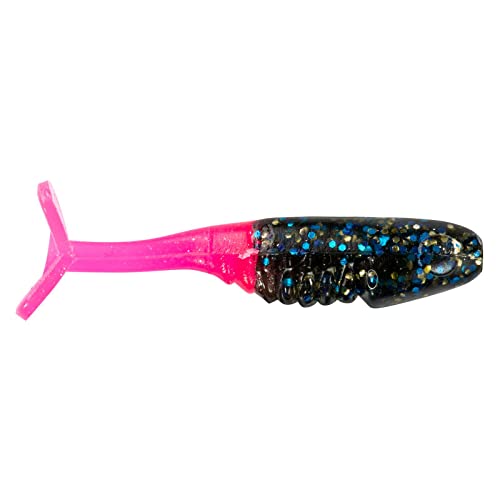 Bobby Garland Itty Bit Slab Huntr Natural Minnow Shape Ribbed Fishing Lure, 1 Inch, 1/4 Ounce - color: Bluegill Fire