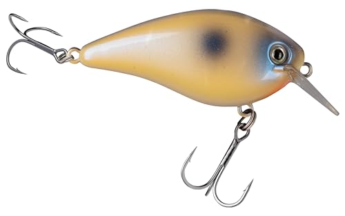 Strike King KVD 1.5 Hard Knock Fishing Lure, 3/8 oz, 3D Lifelike Eyes - color: Oyster, size: 3/8oz