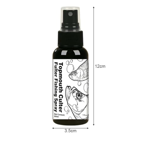 Fish Attractant Spray for Fishing Bait or Lure,Concentrated Fish Attractant Liquid - Fast-Acting Red Worm Formula Scent Bait Additive for Freshwater,Highly Effective Lure Enhancer for Lakes &Rivers