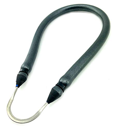 SPEARFISHING WORLD 5/8 Inch (16mm) O.D. Speargun Rubber Bands with Flat Stainless Steel Wishbone Fits Most Spearguns for Spearfishing Freediving & Scuba Diving - size: 14 in for 24 in Spearguns