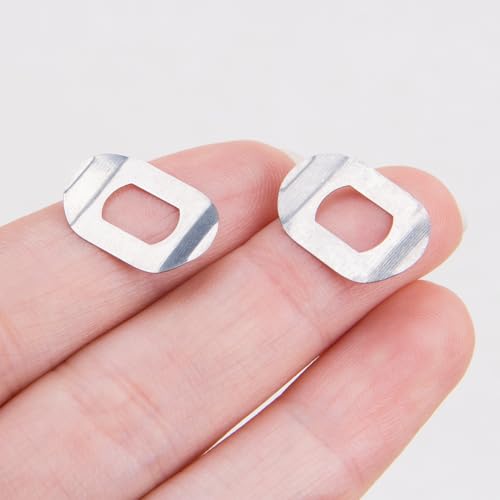 ZORZA 20Pcs Stainless Steel Handle Washers for Fishing Reel Replacement Parts Isolation Shim for Drum/Baitcasting Reel Accessories 8 * 5mm