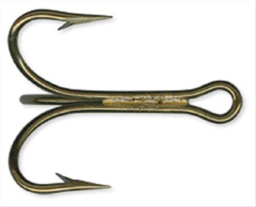 Mustad Treble Hook, O'Shaughnessy - color: Bronze, size: 6