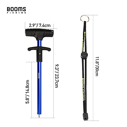 Booms Fishing R2 Hook Remover Squeeze-Out Fish Hook Tools 3 Colors Available - color: 10inches Blue