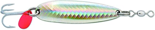 Luhr Jensen Krocodile Spoon w/Treble Hook - style: Silver Reflex, 1/4 Oz - 2 1/8 Inch