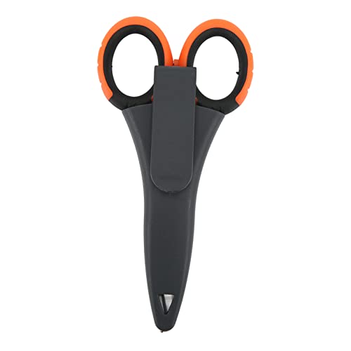 Fishing Line Scissors, Scissors Braid Cutters Stainless Steel Fishing Tools Small Fishing Pliers Portable Ergonomic Mini Fishing Scissors Fishing Line Cutters with Anti Slip Handle