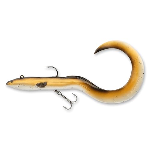 Savage Gear 3D Real EEL Fishing Soft Bait - color: Olive Brown Pearl, size: 12"