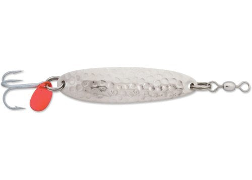 Luhr Jensen 5/8 Krocodile Treble Hook - color: Hammered Chrome, size: 5/8