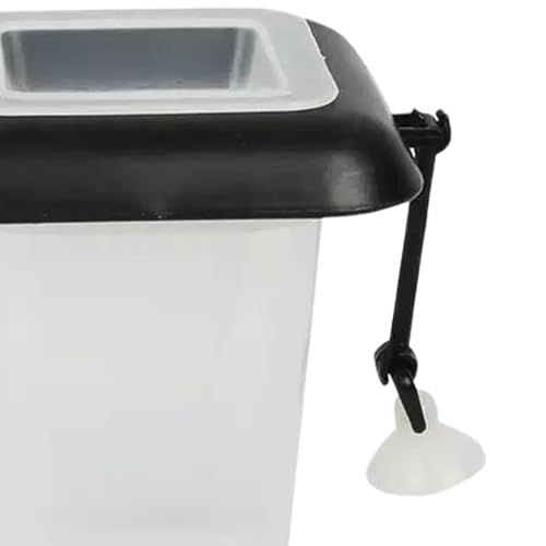 Fish Food Cup | Floating Container with Suction Cup | Fish Food Holder,for Live Bait Freshwater Tank Feeding Care Portion Control